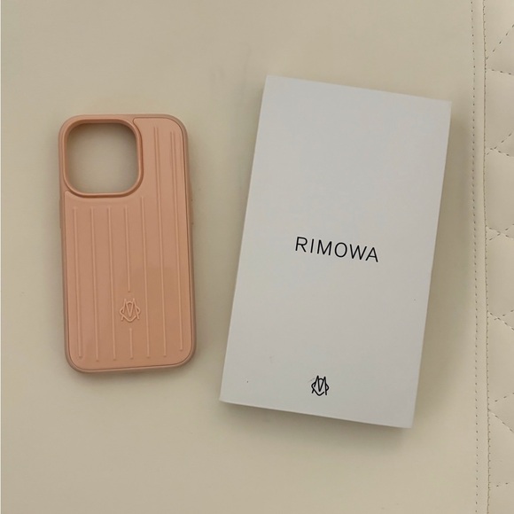 EUC RIMOWA IPhone 14 Pro Pink Phone Case